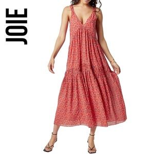 Joie NWT Bondie Cotton Sleeveless Maxi Dress ~ Tea Rose ~ Size XL